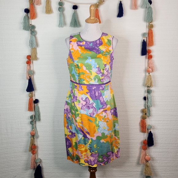 Boden Dresses & Skirts - Boden Abstract Sleeveless Sheath